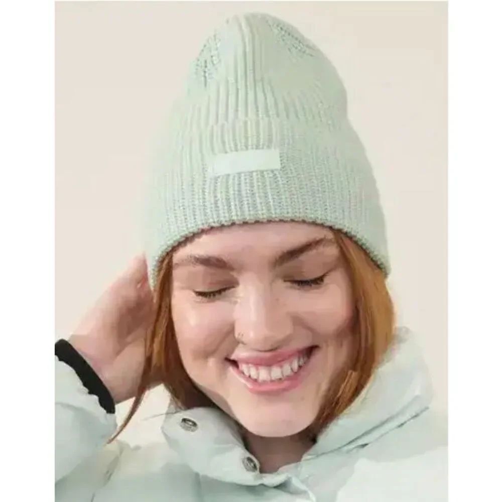 NEW NWT ATHLETA Cozy Hour Beanie KNIT CAP HAT mint green